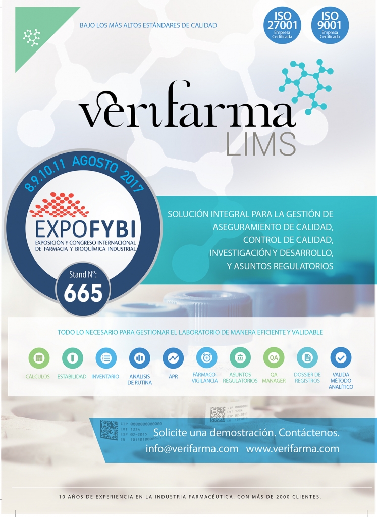 AVISO VERIFARMA LIMS_EXPOFYBI